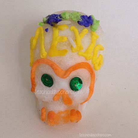 Calaveritas de Azucar. Teschio di Zucchero messicano.