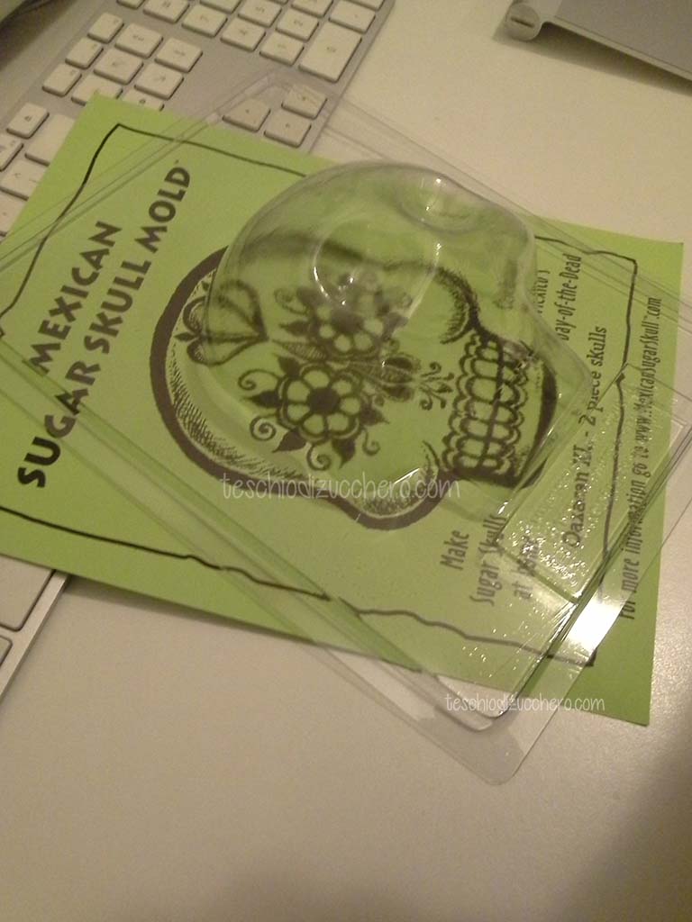 stampo per teschio di zucchero -mexican sugar skull mold