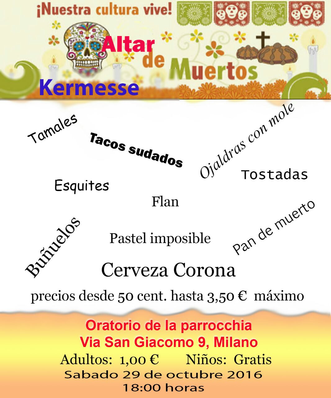 Dia de Muertos in Italia 2016 - Milano Kermesse