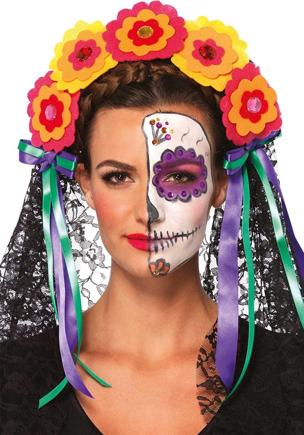 costume-per-dia-de-muertos-in-italia-fascia-cappelli