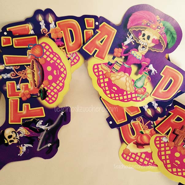 festone per feliz dia de muertos