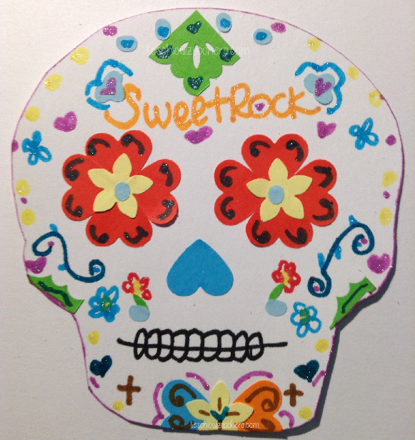 Teschio di Zucchero di Carta