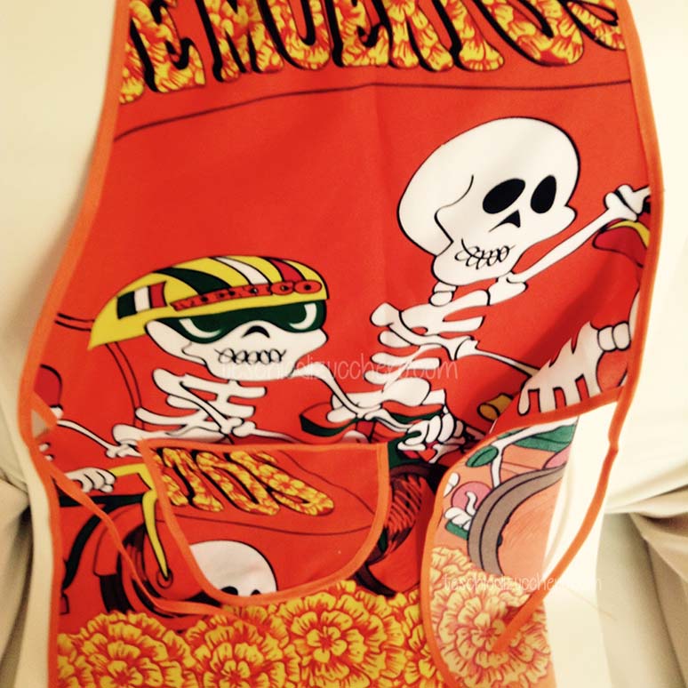 Grembiule - Calaveritas de Azucar in bicicletta