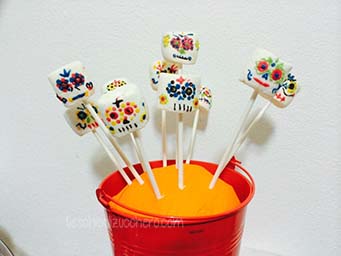 marshmallow calavera de azucar