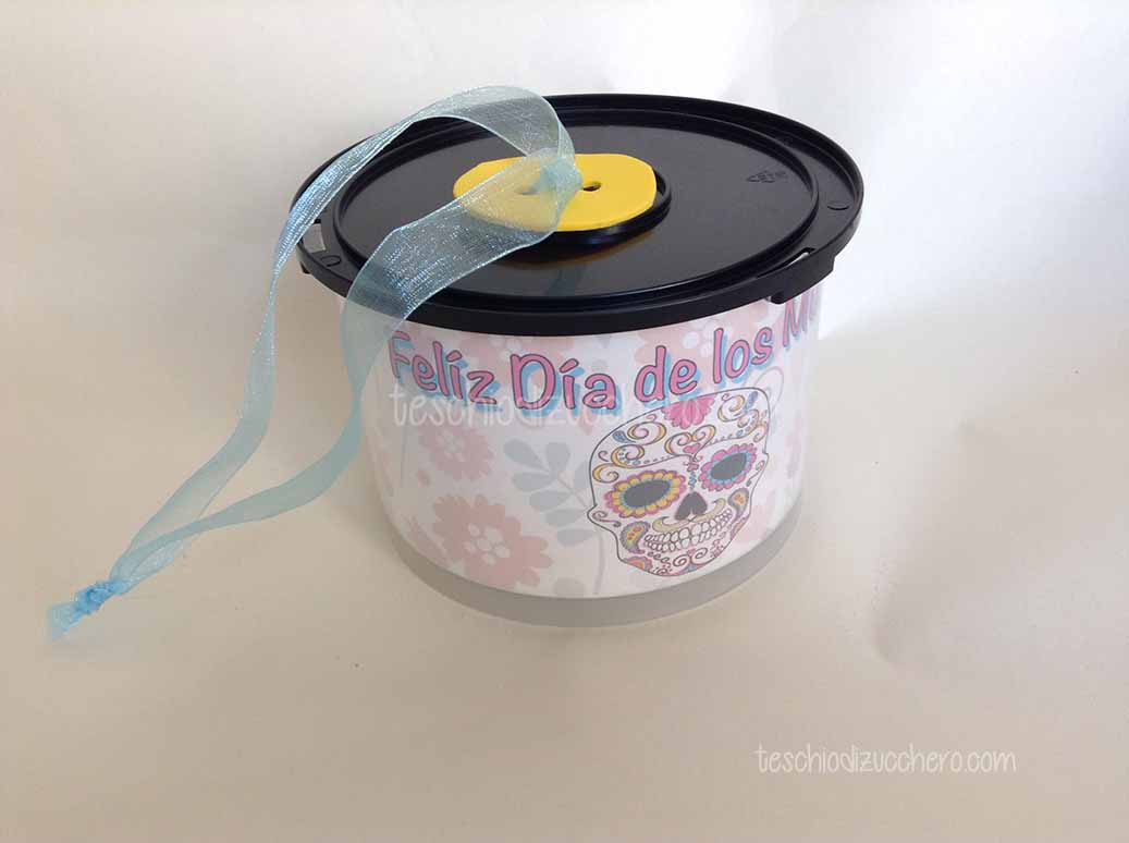 Riciclo Contenitore CD - Dia de Muertos - final